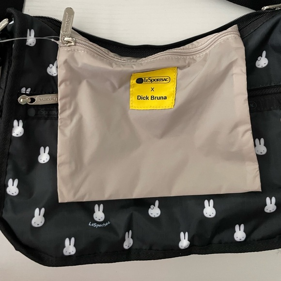 LeSportsac 7520 CLASSIC HOBO Miffy and Dan Shoulder Bag and Pouch Set - Picture 12 of 14